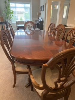 Dinning Table Set and China Cabinet