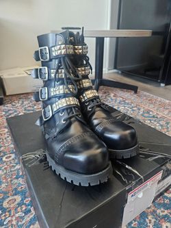 Underground England Steel Toe Punk Boots