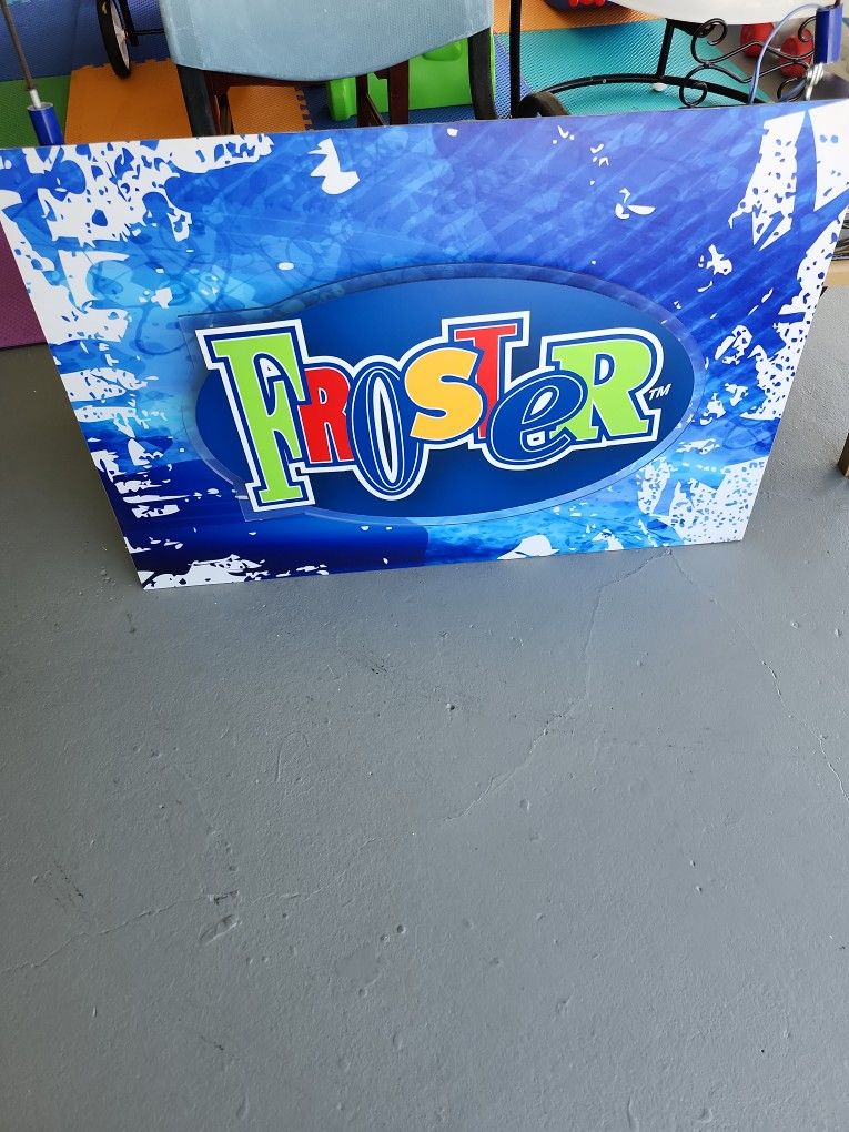 Froster Beverage Slushie Sign