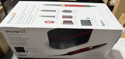 New Dyson Airwrap i.d.™ multi-styler and dryer Straight+Wavy (Red Velvet/Gold)