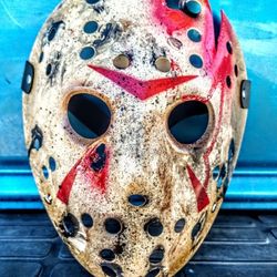 Jason Voorhees Version 8 Custom Distressed Hockey Mask Friday The 13th Part VI Masks