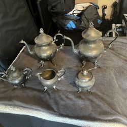 Vintage Silver Plated Tea Set