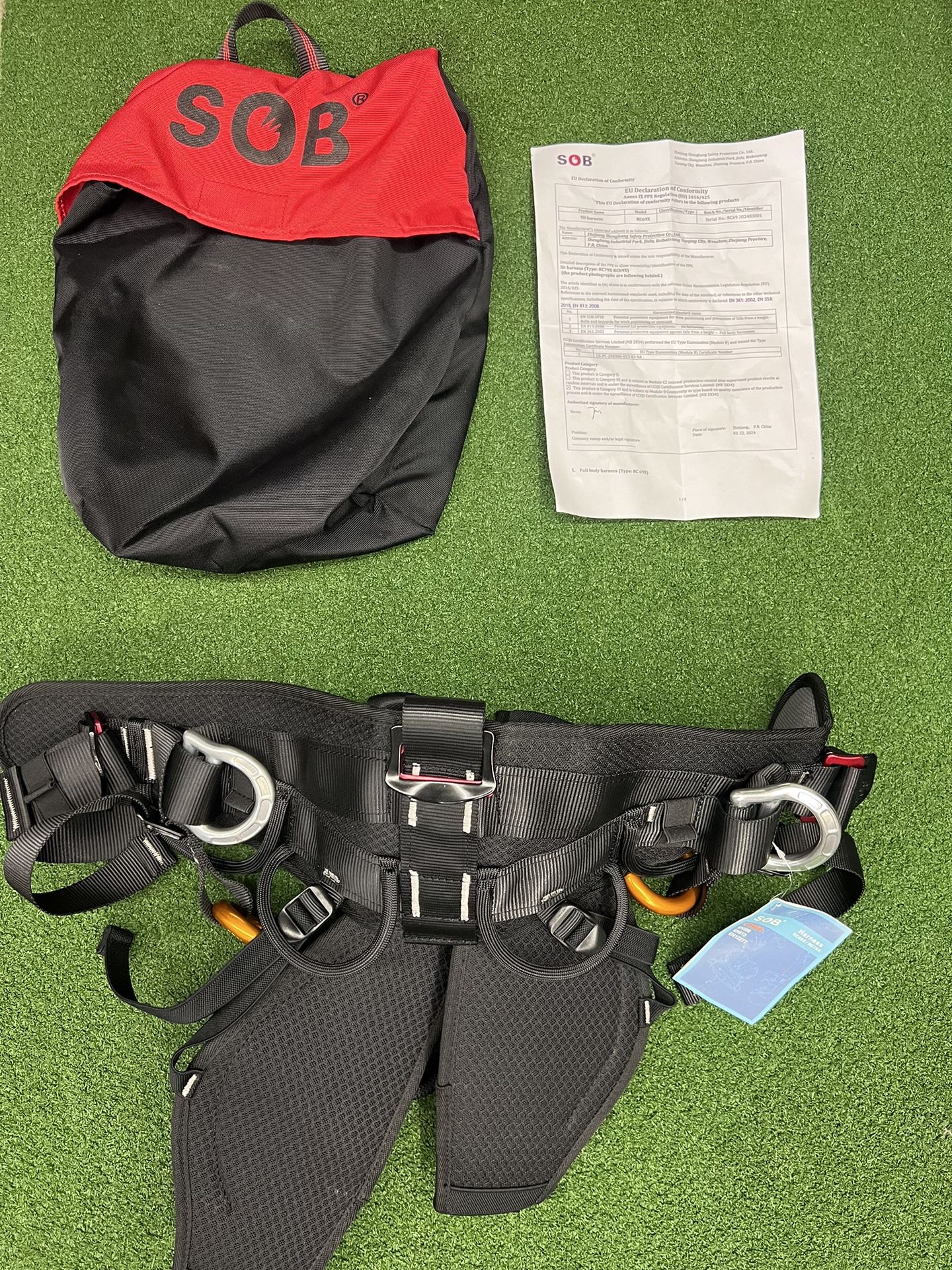 SOB Climbing Harness RC69X Half Body Tree Climbing Harness Thicken Widen NEW