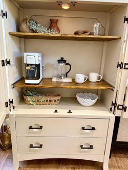 Wooden Storage Cabinet / Coffee Bar