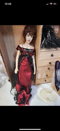 Franklin mint titanic cheap rose doll collection