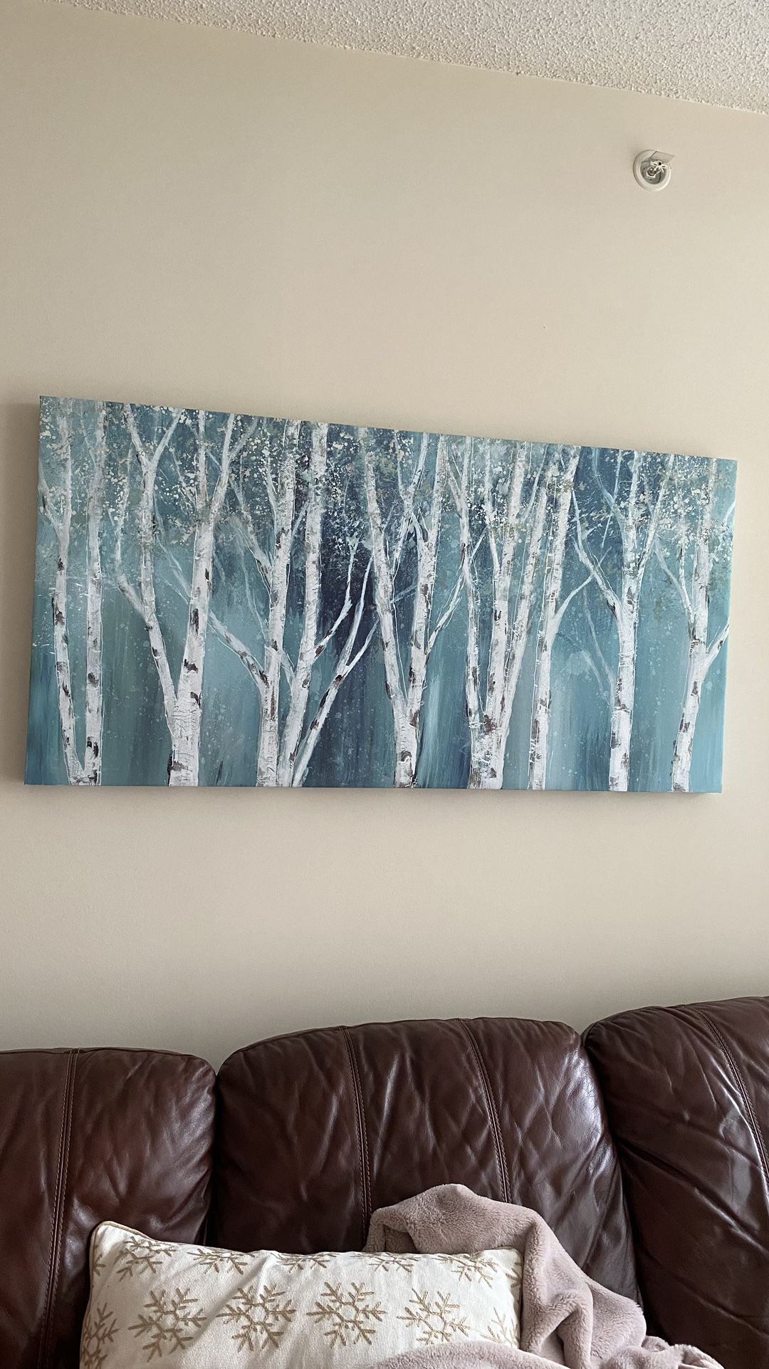 Birch Tree Forest Canvas Print Wall Art, 48x24x1.75