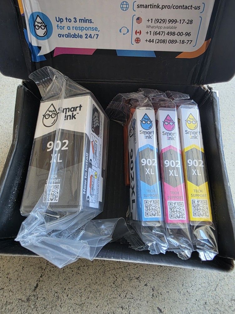 New 902xl 902 Ink Cartridges For Hp Printer
