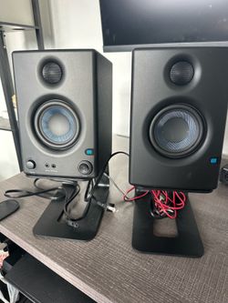 PreSonus Eris E3.5 Studio Monitors + Desktop Speaker Stands