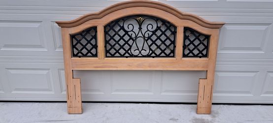 Queen Headboard and Mirrors