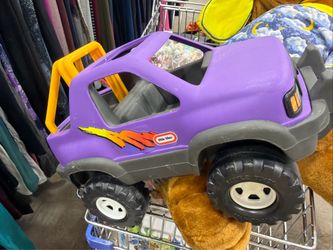 Vintage Little Tikes Purple Toy SUV Truck