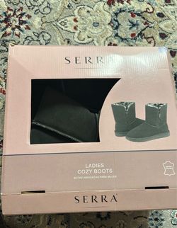 Serra Ladies Cozy Boots Genuine Leather