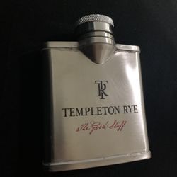 Tenpleton Rye Silver Drinkware Flask