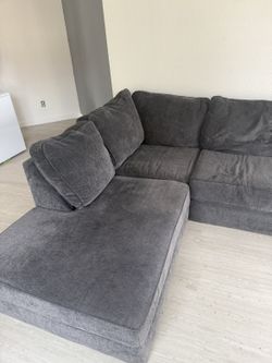 grey 2 piece couch