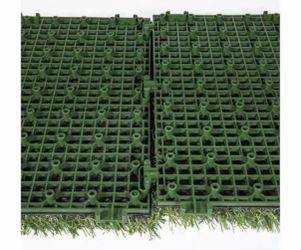 Interlocking Artificial Grass Deck Tiles 81sqft