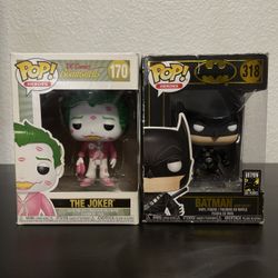 Batman & Joker FUNKO POPS $30 For BOTH