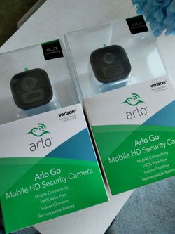 2 New Arlo Go Security Cameras 4G LTE