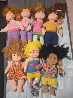TY Gear Soft Dolls Collection Set of 7