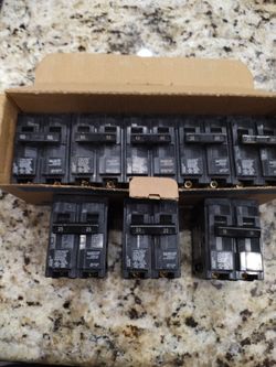 SIEMENS 60,50,45,40,35,30,25,20,15 AMP 2 POLE BREAKERS NEW