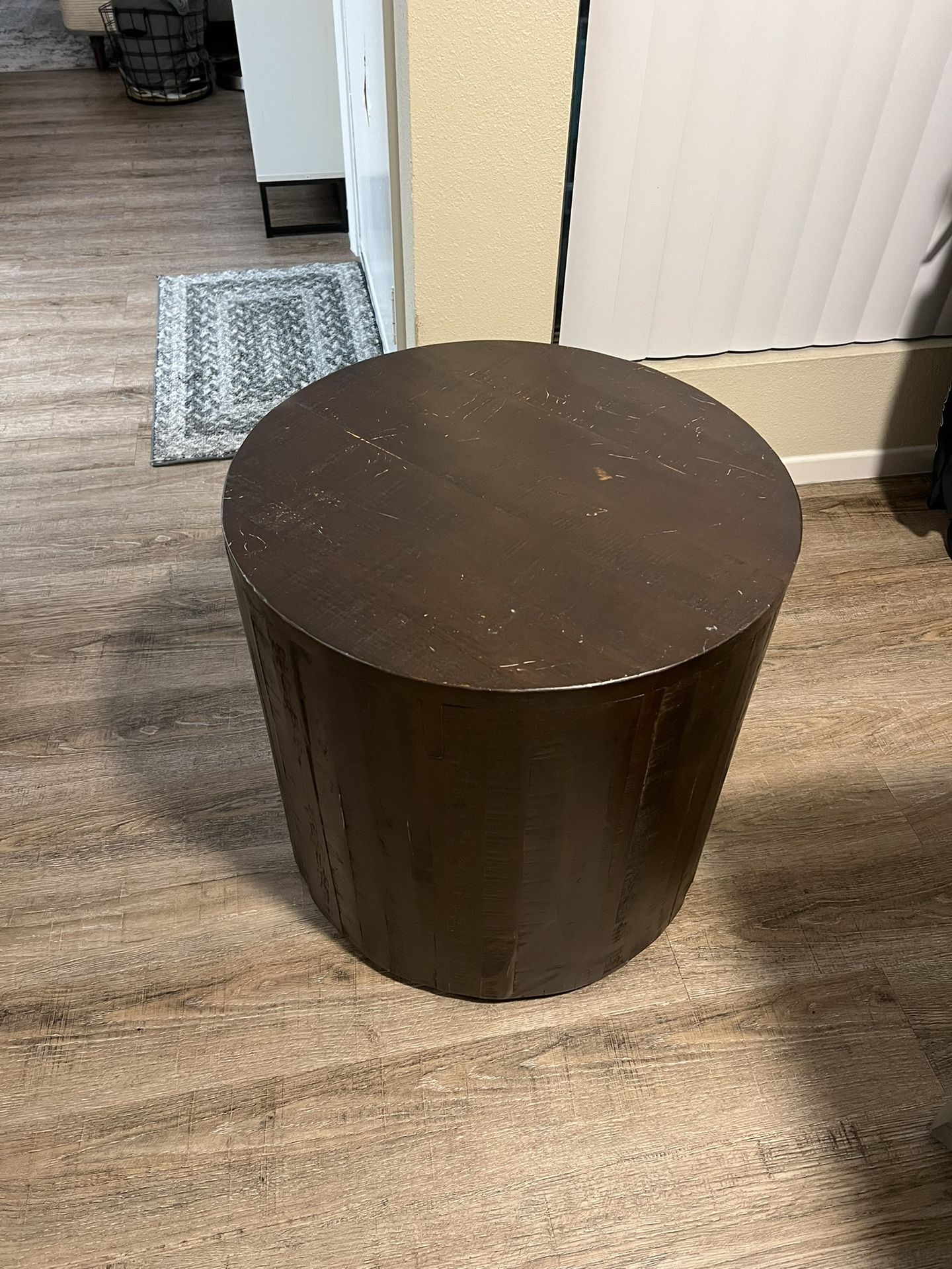 Wood End Table