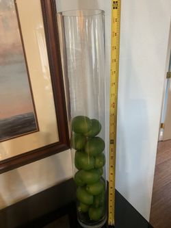 Tall Glass Vase