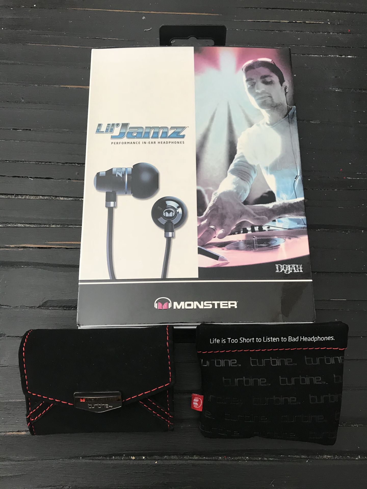 Monster Lil’ Jamz performance in-eat headphones & turbine earphones(Pick up only) BUNDLE