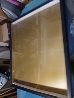 Display Case Black Frame Display Case 36 x 30.5 x 3 w/glass