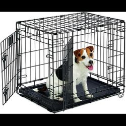 Dog Crate 30x21x24 Inch H, Black