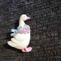 Vintage Goose Brooch