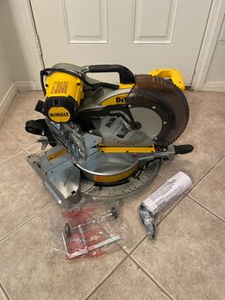 New 12” DOUBLE BEVEL MITER SAW $270 Firm-Firme