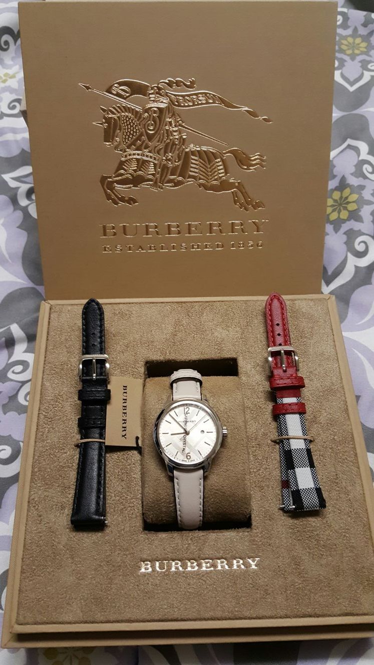 Burberry outlet watch set