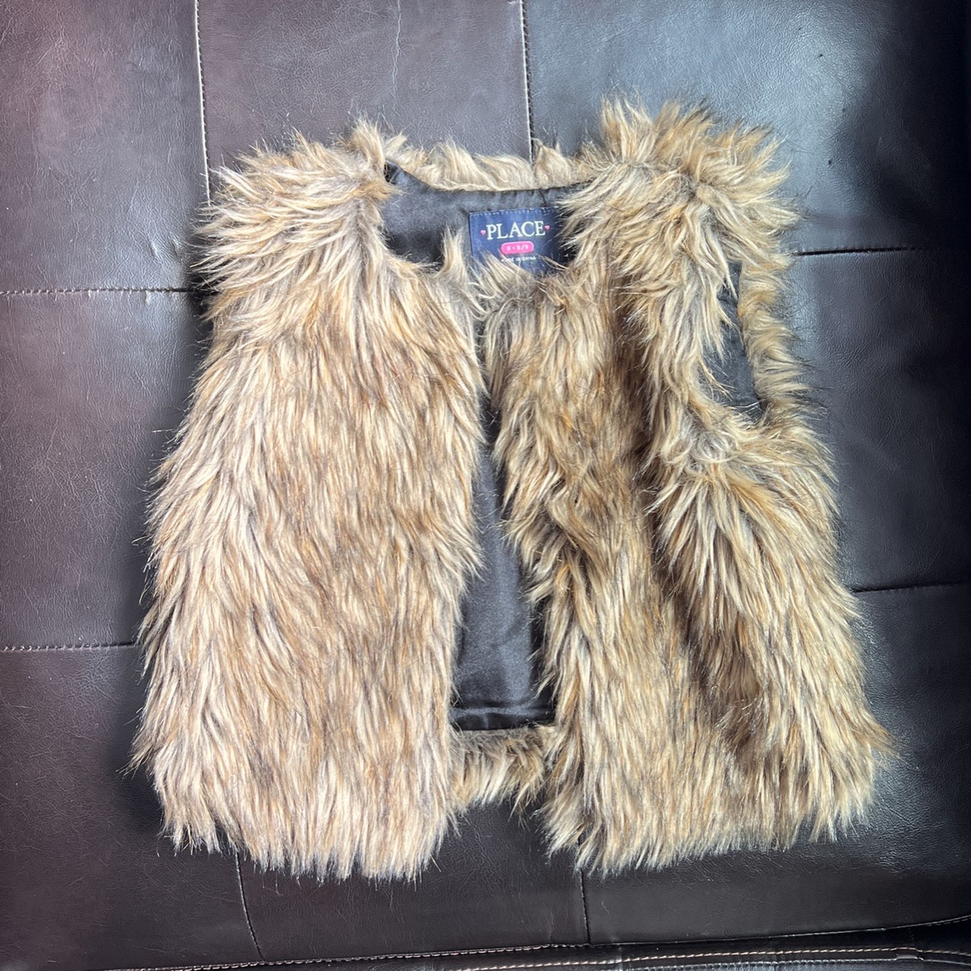 Kids Fur Vest