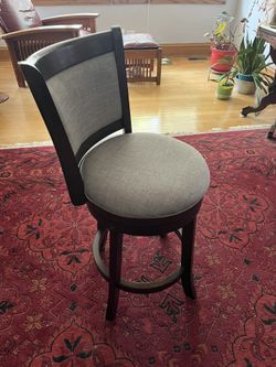 Upholstered Swivel Stool