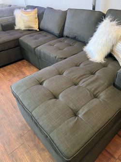 Black sectional