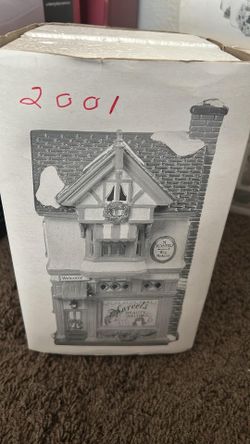 Dickens beauty salon christmas village