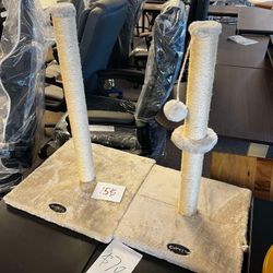 Cat Scratching Post, Cat Scratching Paws Post Kitty, Scratching Posts for Indoor Cats with Hanging Toy