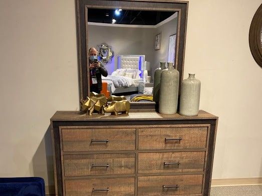 Vertani Black Dresser And Mirror
Ashley Furniture$10 Down Payment And Financing Available