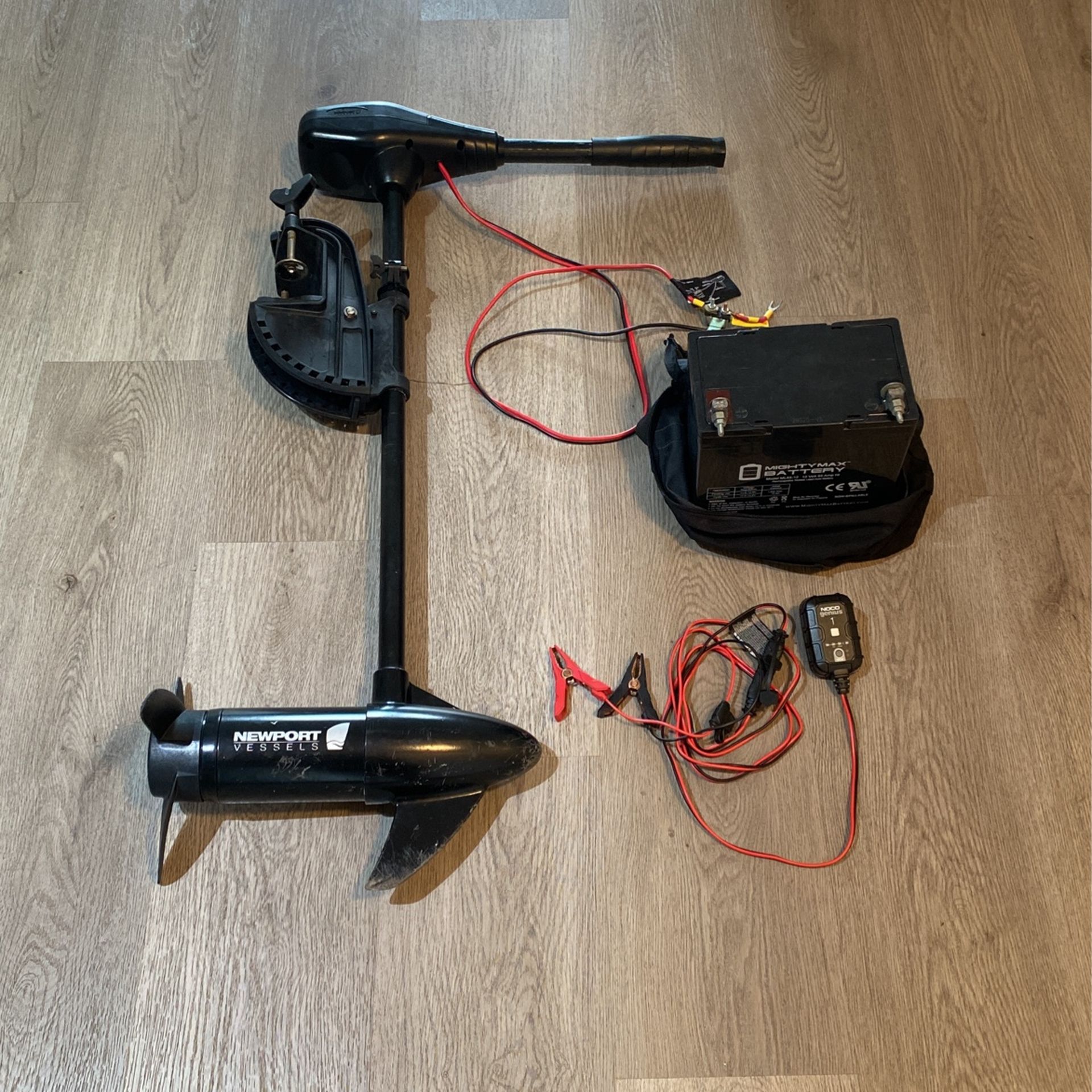Motor And Battery For Kayak