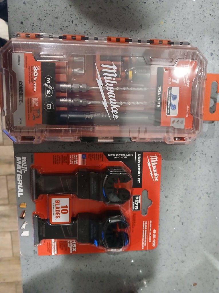 New Milwaukee Bit Sets (Unopened)