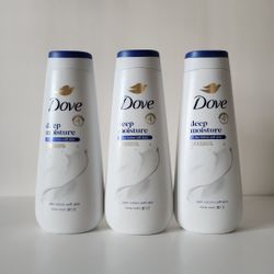 3 Dove Body Wash Deep Moisture 