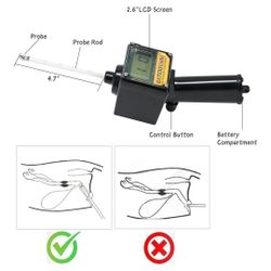 Dog Ovulation Detector Automatic Dog Ovulation Tester for Canine Breeder Tester Dogs Breeding Tool for Veterinary Mating Pregnancy Planning with Detai