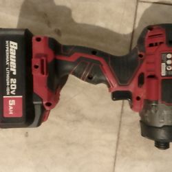 Bauer 20 Volt Cordless Impact Drill Driver