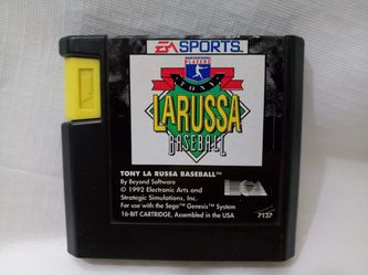 VINTAGE SEGA GENESIS TONY LA RUSSSA BASEBALL GAME