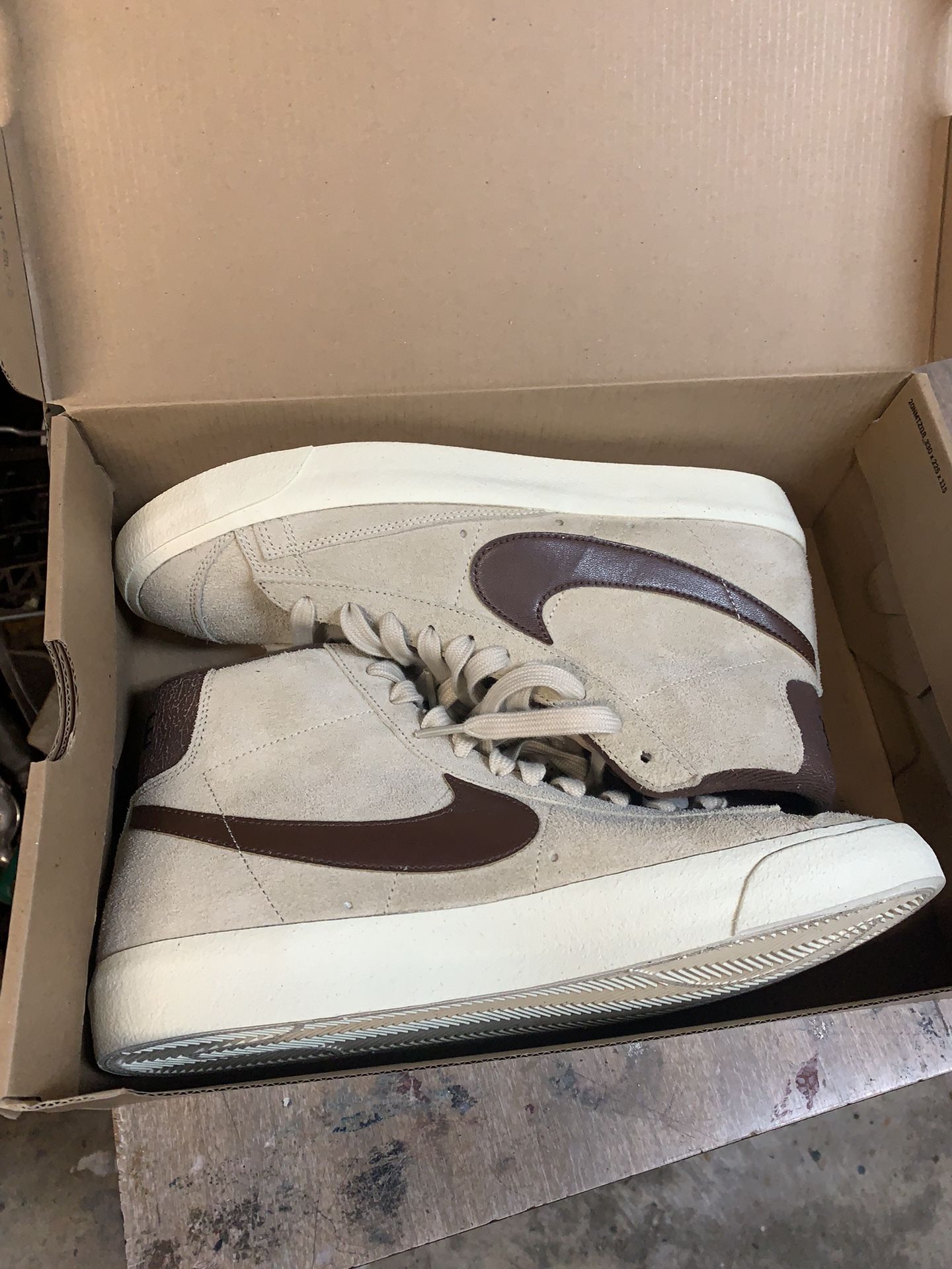 Chocolate Nike Blazers - 10 M