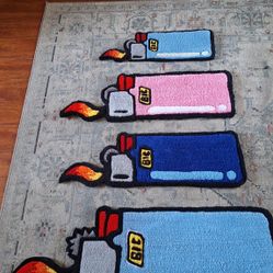 bic lighter rugs