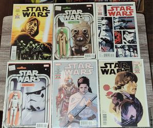 SET OF 6 NM/MARVEL COMICS: STAR WARS 2015-2017 ALL BAGGED & BOARDED NEVER READ