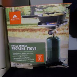 Ozark Trail Single Burner Backpacking Propane Stove Model 201-900