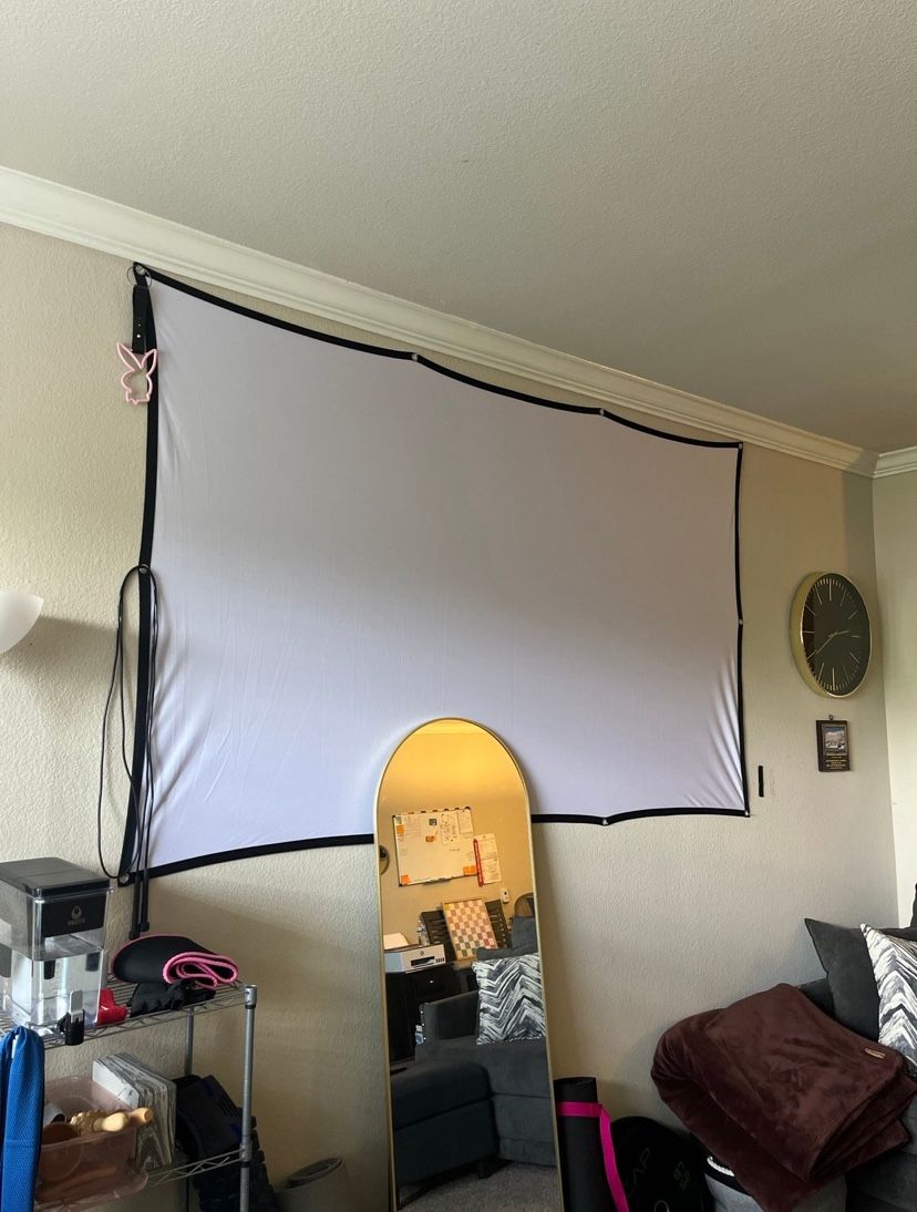 Projector Mount & Screen