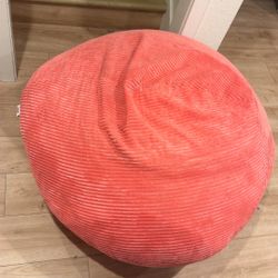 Bright Pink Bean Bag Chair 