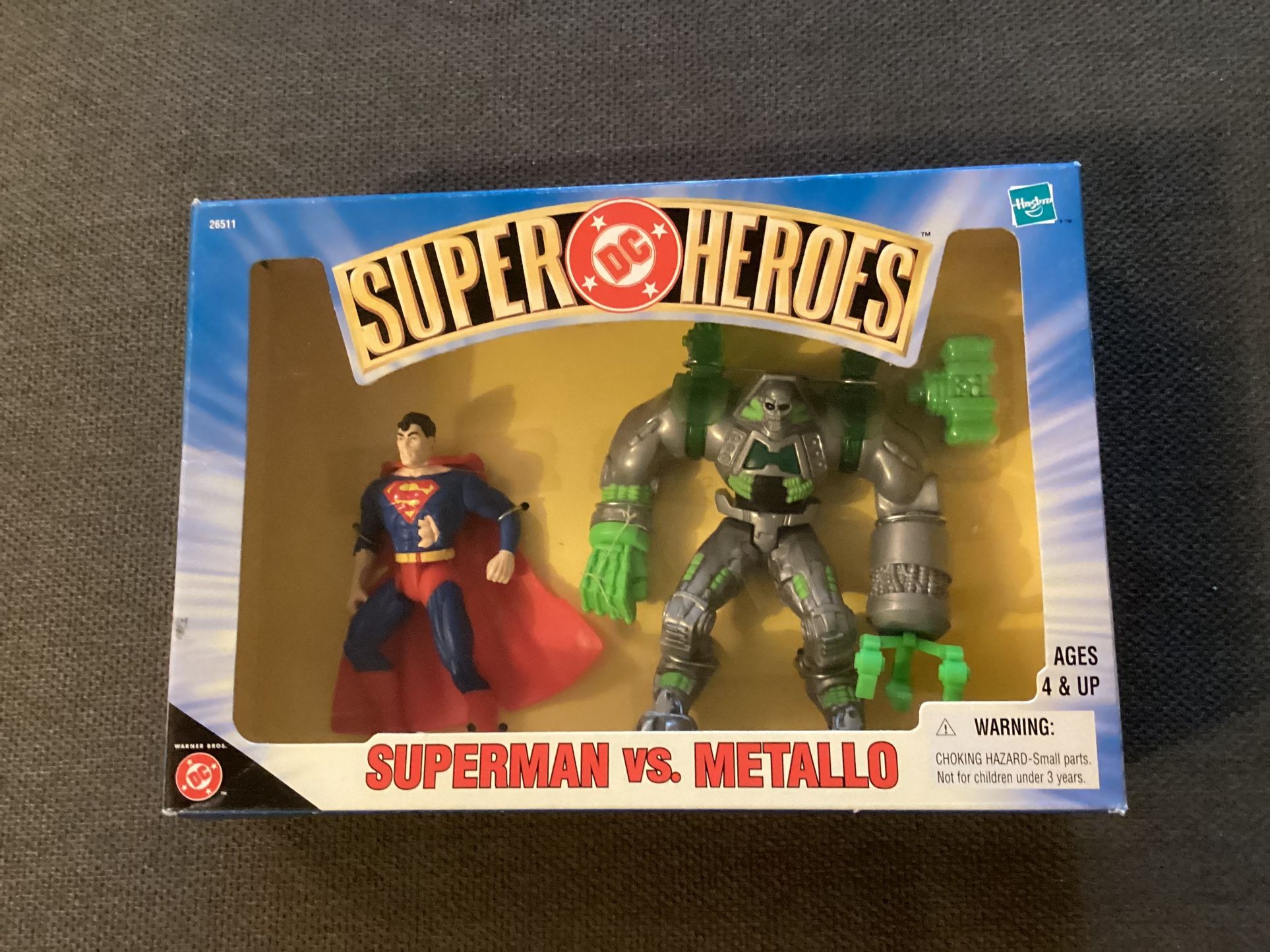 1999 Dc Super Heroes SUPERMAN Vs METALLO 2 Pack