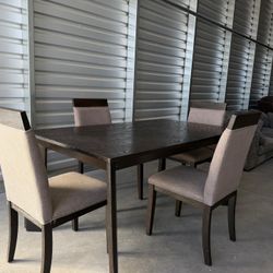 Table And 4 Chairs- Free Delivery 